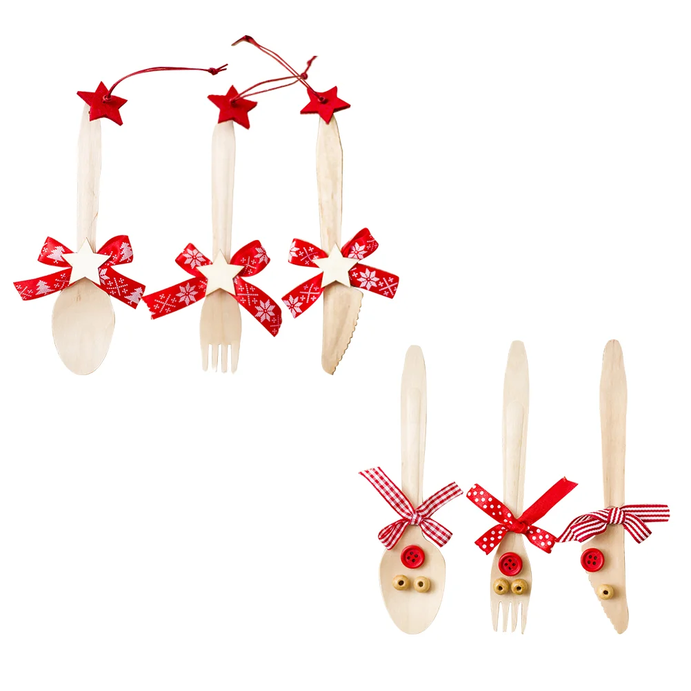 

Christmas Tree Wooden Hangingstocking Pendant Wood Decor Favor Party Stuffer Bauble Embellishment Label Bottletag Gift Ornaments