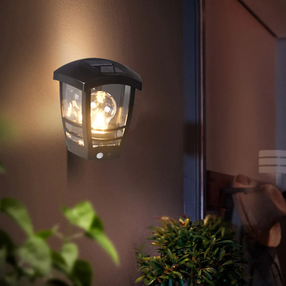 

Outdoor Solar Lights Round/Square Outdoor Wall Light Waterproof Outdoor Lighting Solar Powered Wall Sconce Lamp