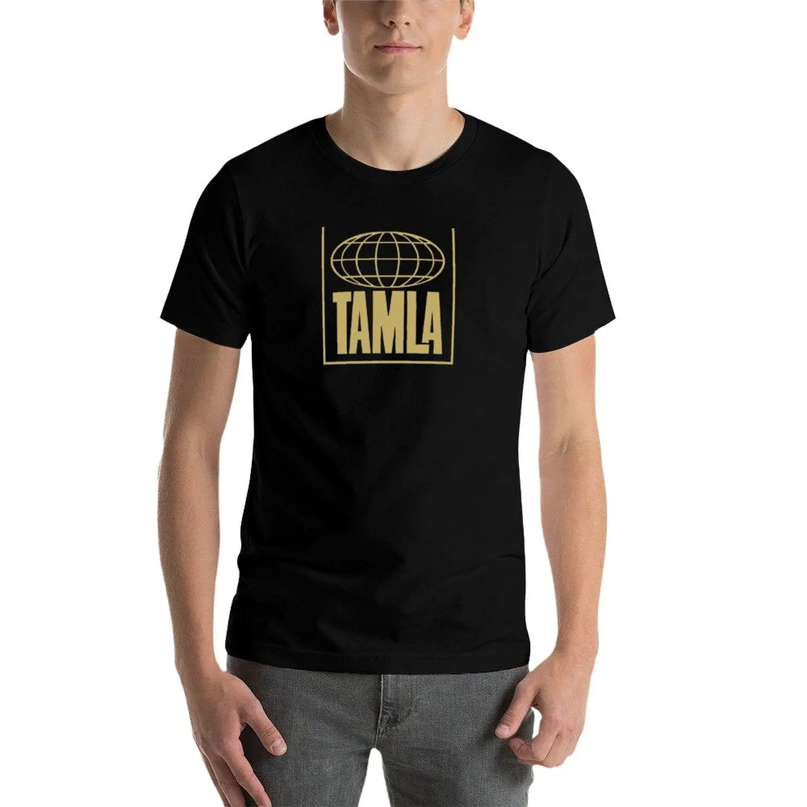 Фото Футболка Tamla Gold Label с модным принтом, повседневная, с короткими рукавами №4