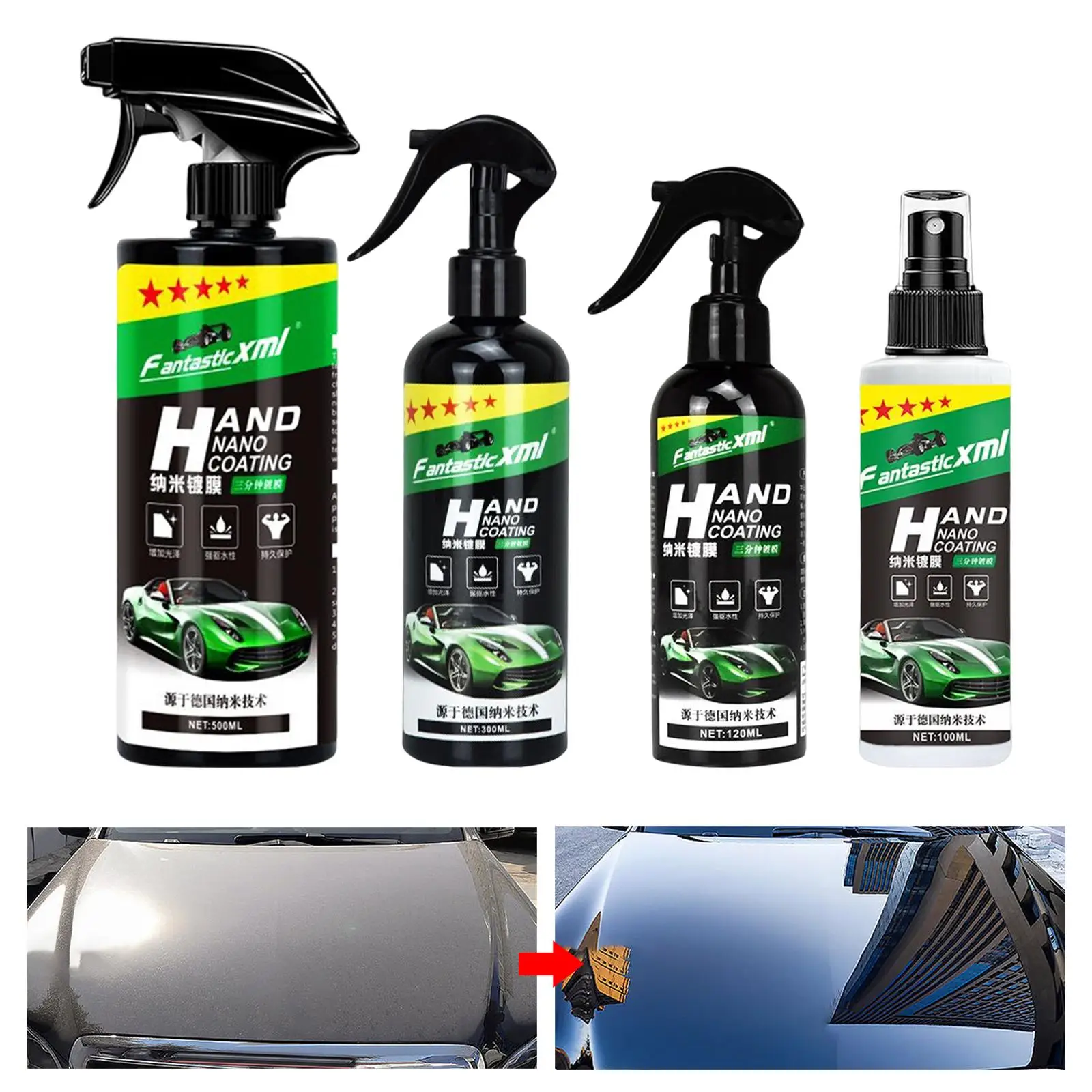 Керамическое распылительное покрытие Водостойкий жидкий спрей Безводный