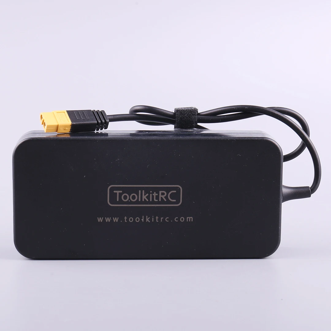 Фото Сетевой адаптер ToolkitRC ADP200 200 Вт с разъемом XT60, 19.5В 10.3А, блок питания для зарядных устройств LiPo, балансировочных устройств, RC FPV моделей №4