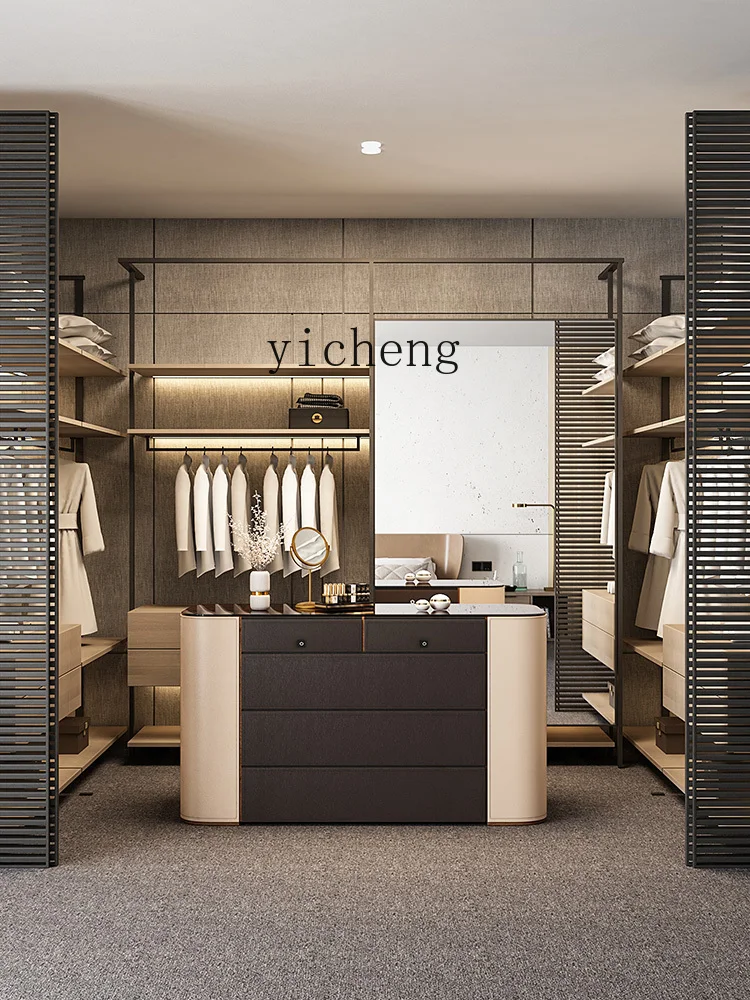 Гардеробная с замком ZC Средний остров шкаф туалетный столик встроенная спальня