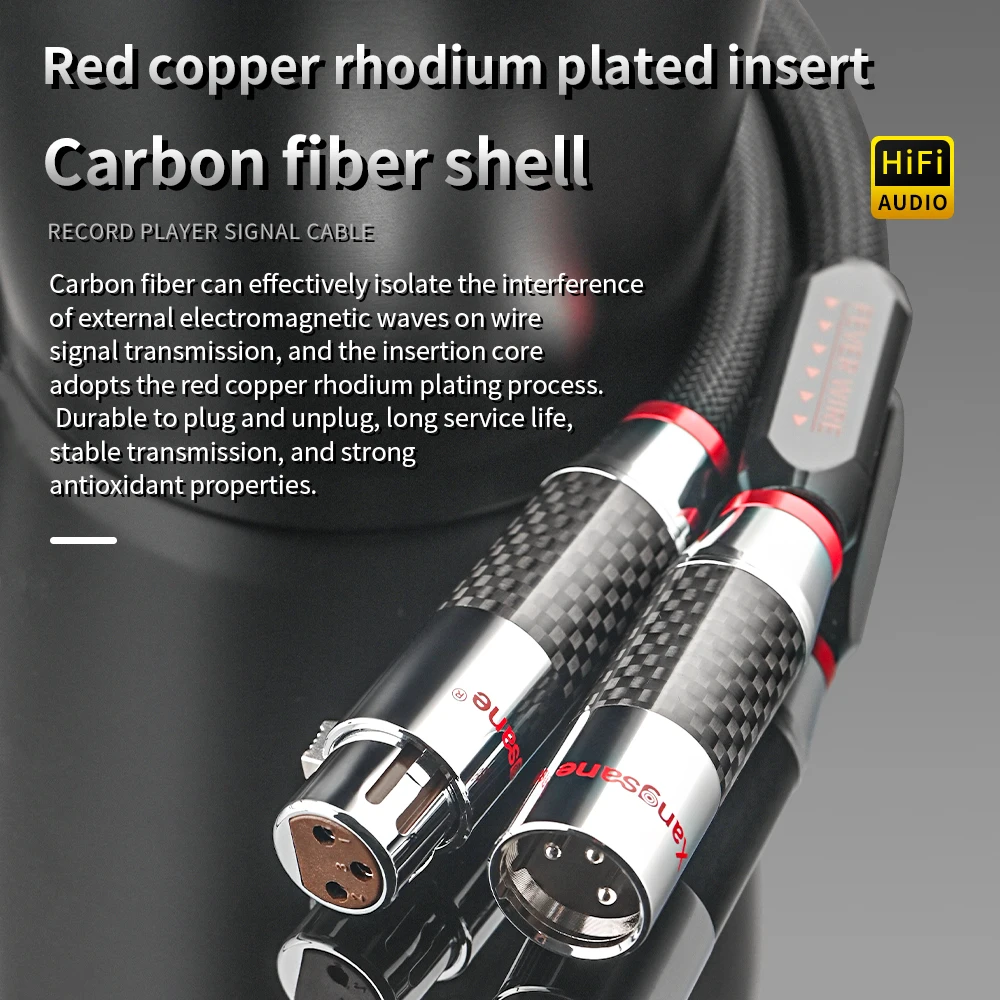 Xangsane XS-9003Ag Hi-Fi xlr кабель 6N усилитель стерлингового серебра CD аудио углеродное