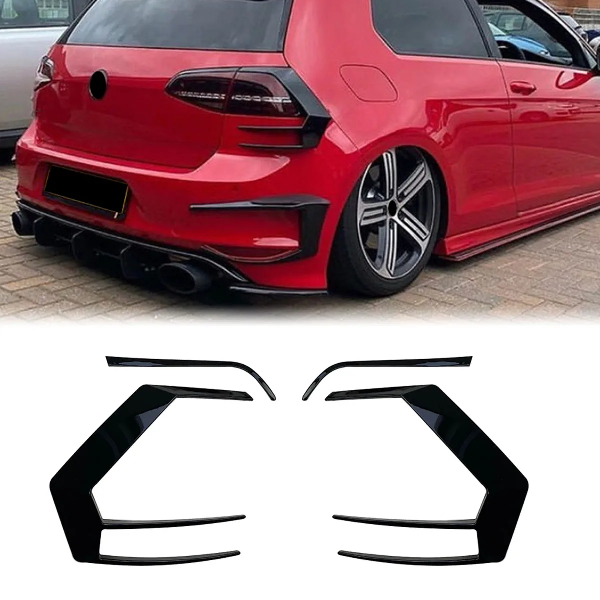 

Наклейка на заднюю панель для Volkswagen VW Golf 7 GTI GTD Mk7 R 2012 2013 2014 2015