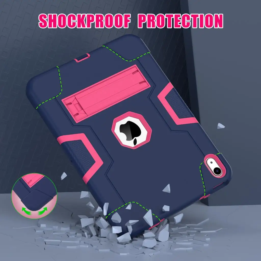 Для iPad 11th Pro 11 Air 13 2025 4 5 10th 10.9 7th 8th 9.th 10.2 5th 6th 9.7 1 2 3 mini 6 7 Детский сверхпрочный чехол