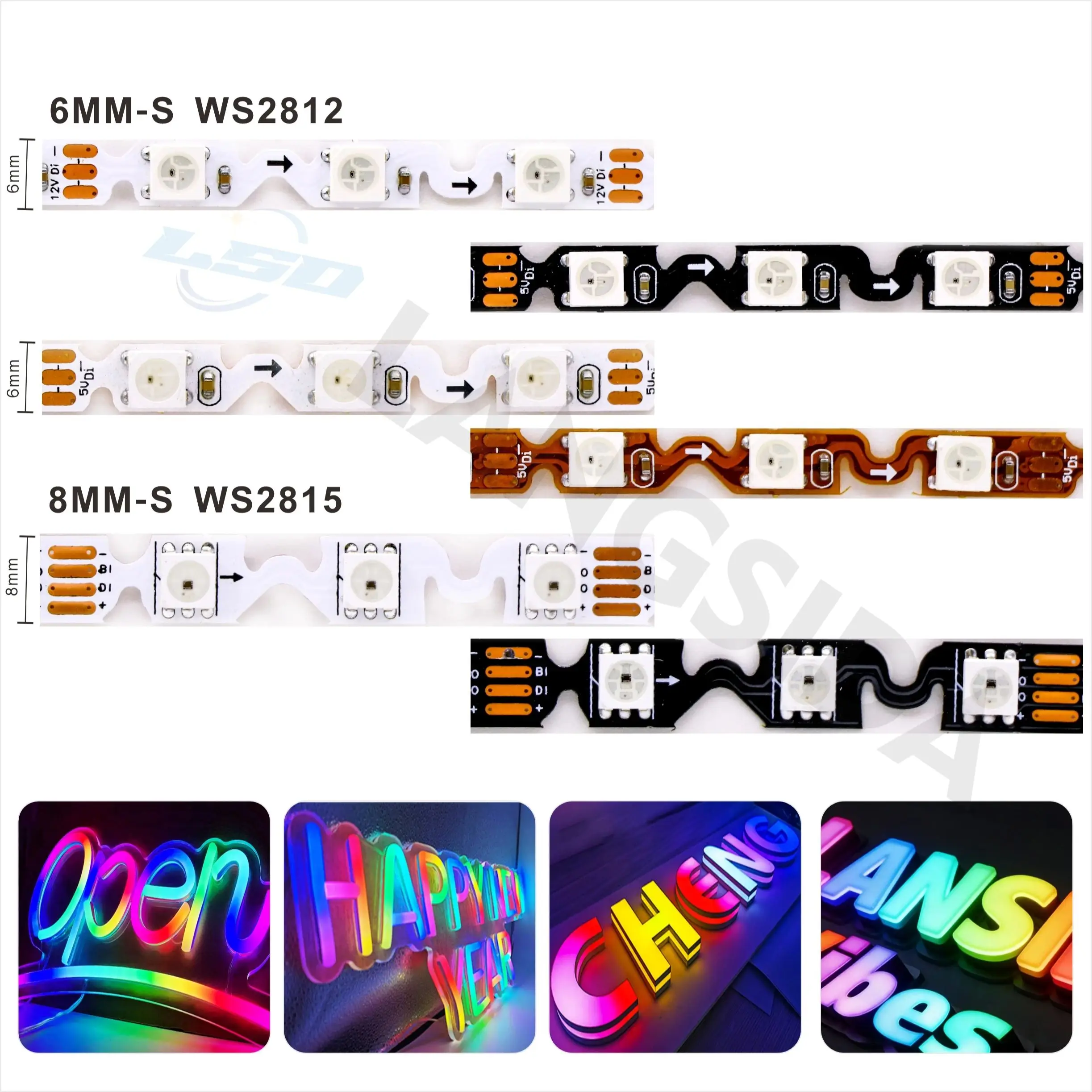 

Светодиодная лента RGB 5В/12В SMD5050 60leds/м