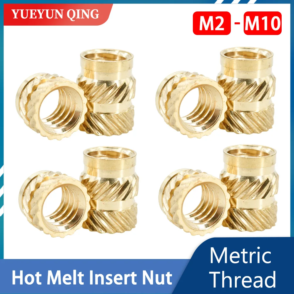 

Медные гайки термоплавкие вставки YUEYUN QING M2 M2.5 M3 M4 M5 M6 M8 M10