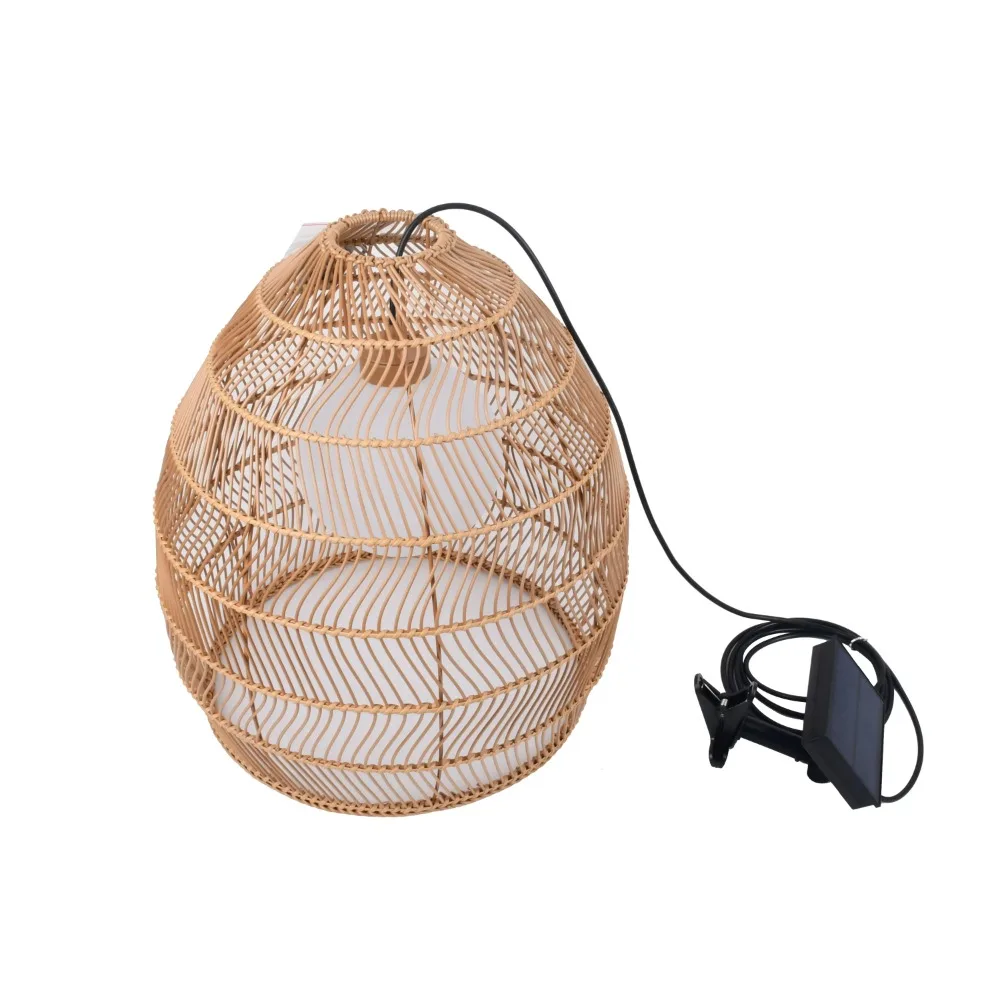 

Better Homes & Gardens Battery-Powered 19'' 13 Lights Black PE Woven Pendant