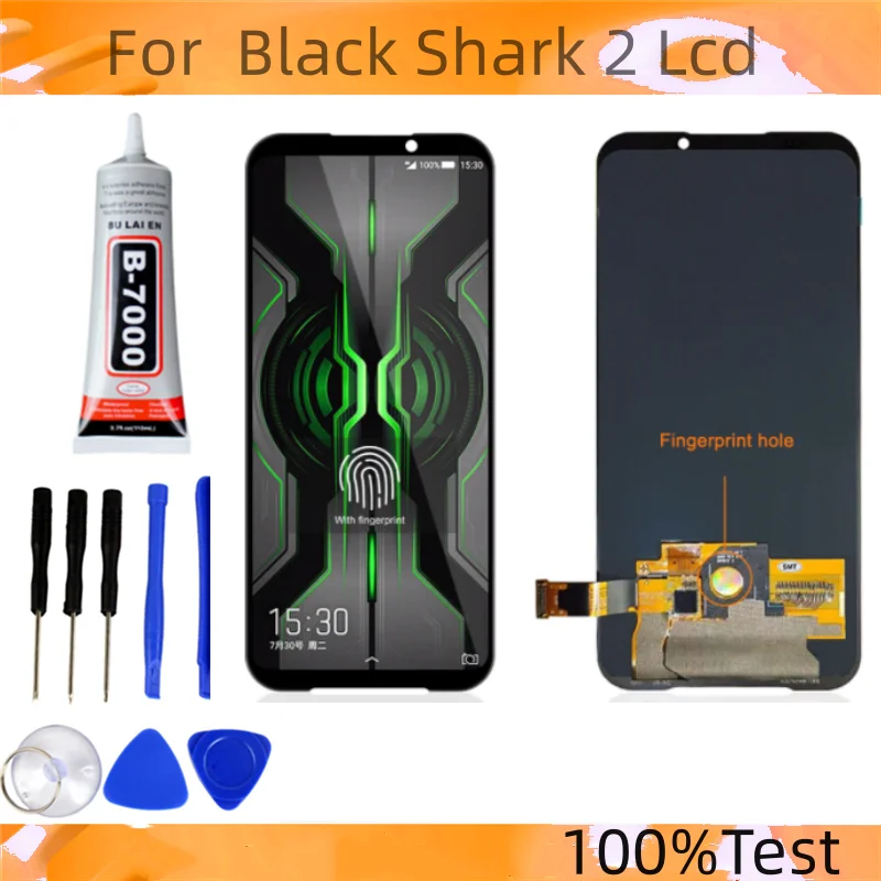 Tesed для Xiaomi Black Shark 2 ЖК-дисплей преобразователь сенсорного экрана в сборе замена Pro
