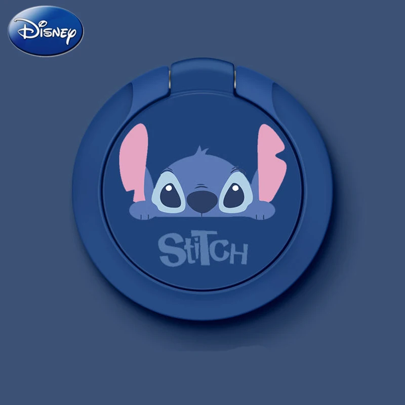 

Disney Stitch Mobile Phone Ring Bracket Portable Multifunctional Buckle Back Sticker Lazy Bracket Cartoon Figure Phone Holder