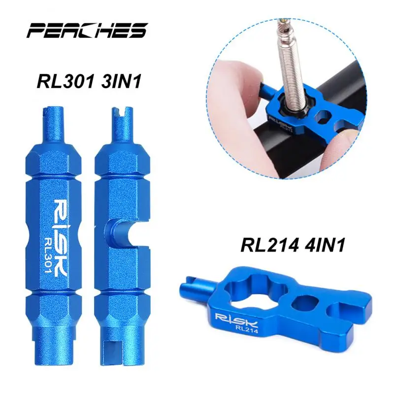 

Bicycle Valve Mountain Road Bike Valve Tool French Valve Extension Rod US Nozzle Inner Tube Valve Core Multi-purpose Wrench