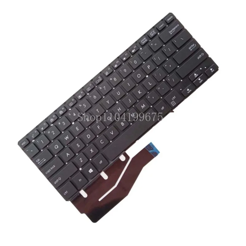 Клавиатура ноутбука Asus tp410 tp410u tp461u tp410ua черная с подсветкой в США