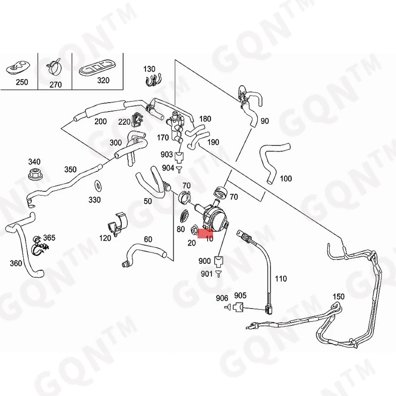 Be nz FG2 163 74F G21 637 6FG 216 377 79 вспомогательный водяной насос маленький парковочный
