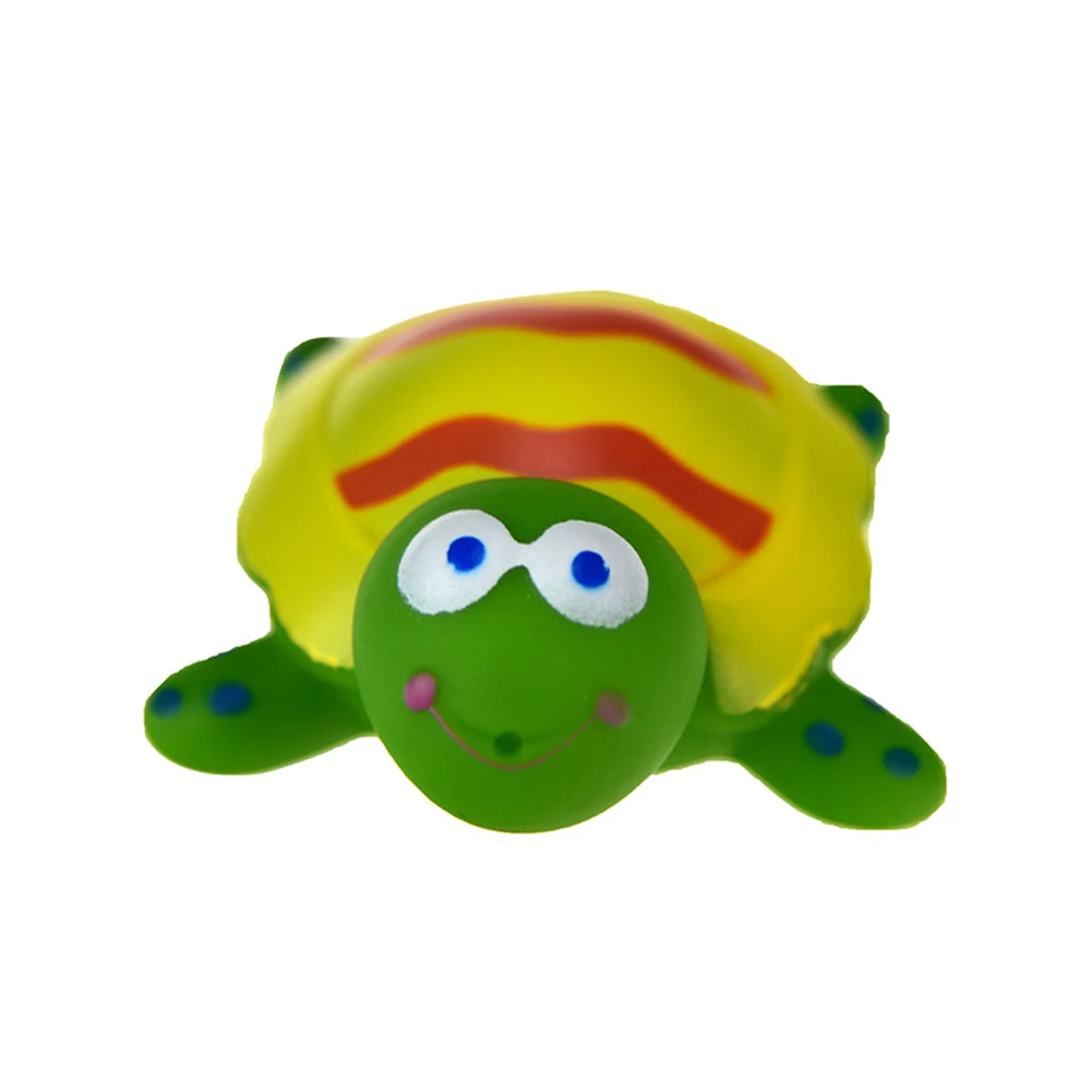 6pcs Cute Colorful Soft Animal Swimming Water Toy Float Bathing Toy for Baby Kid