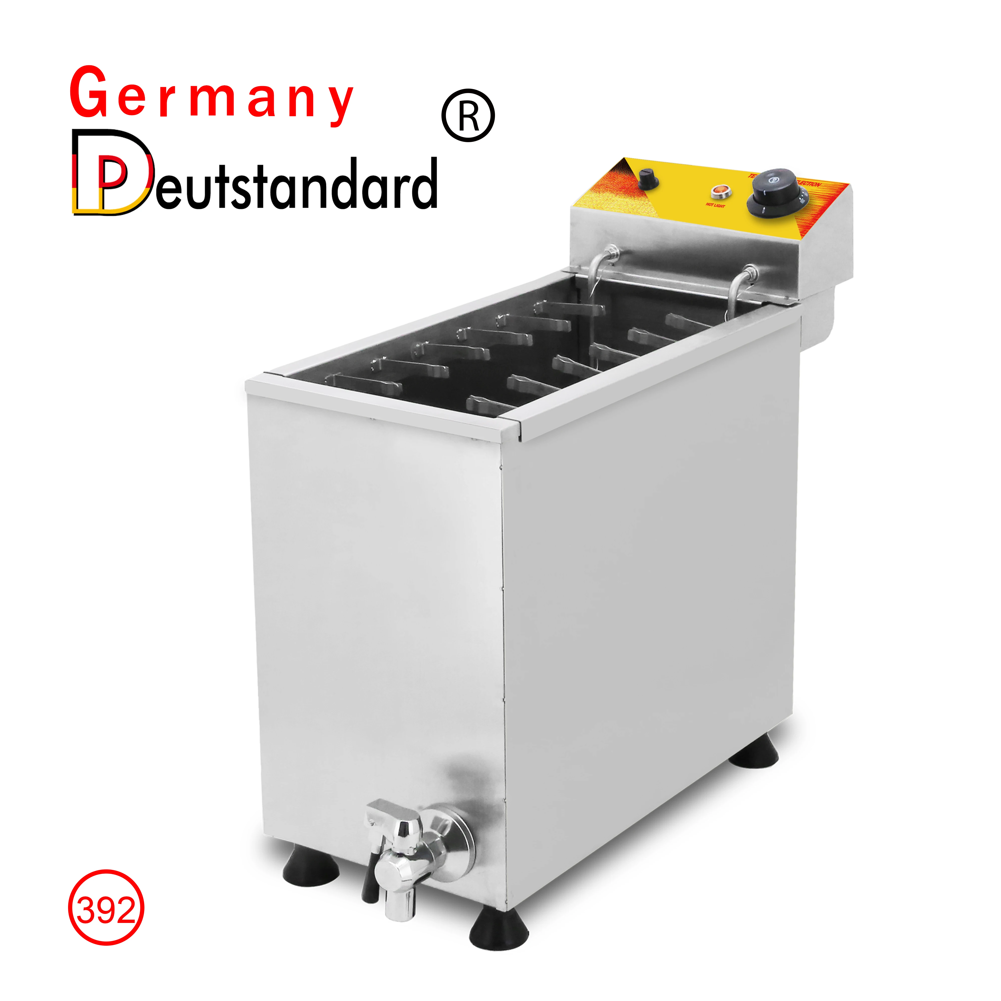 25L Large Capacity Commercial Automatic Cheese Hot dog Sticks Fryer Electric Deep Korean Corn Dog Fryer Machine Snack Equipment