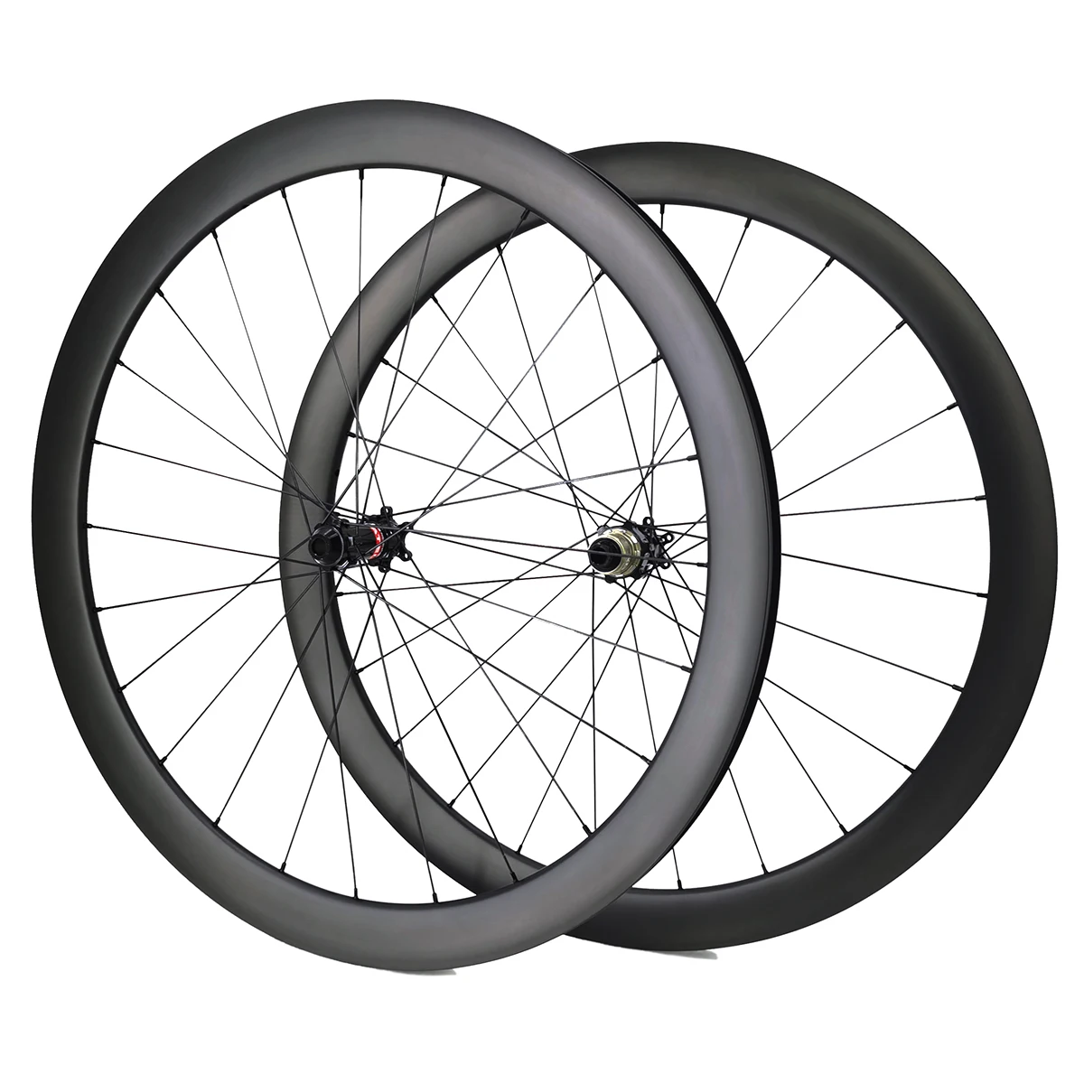 

Hookless Gravel 700c Bike Wheels 30mm 35mm 40mm 45mm 50mm 55mm 60mm Deep Road Disc Brake Wheelset Tubeless 25mm Width Matt UD 3K