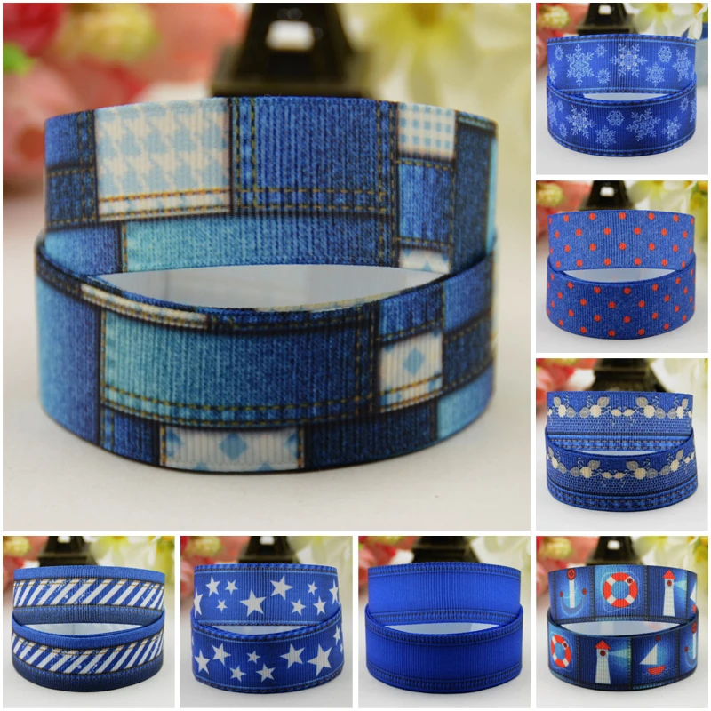 

7/8'' 22mm,1" 25mm,1-1/2" 38mm,3" 75mm New Jeans style Cartoon Character printed Grosgrain Ribbon party decoration 10 Yards