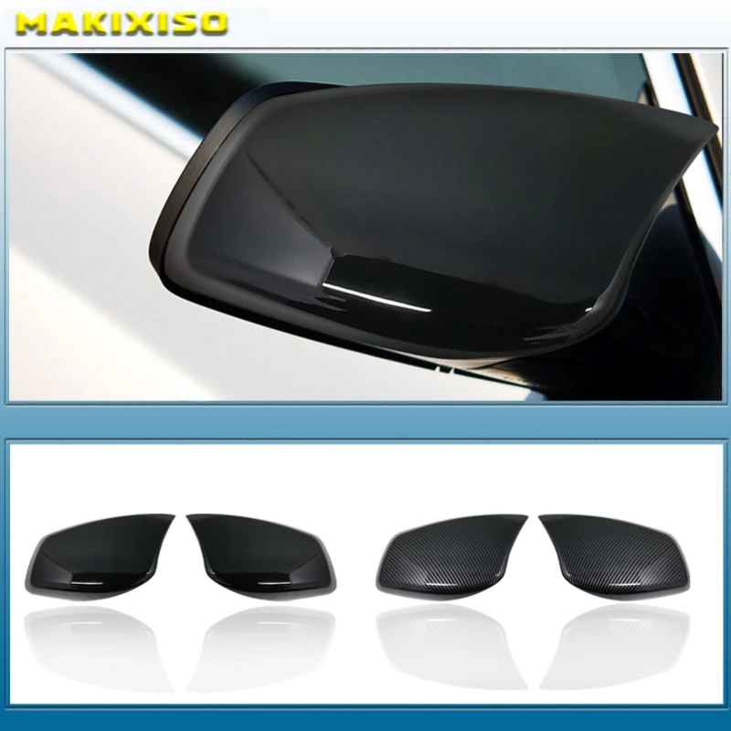 

Rearview Mirror Cover Cap Carbon Fiber / Black for BMW 5 Series E60 E61 E63 E64 2004-2008 520i 525i 528i 528xi 530i
