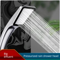 cthome 300 hole square high pressure bathroom rainfall shower head handheld shower water saving shower head filter sprayer head