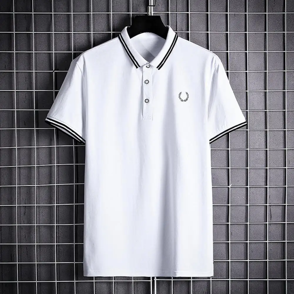 

Классическая летняя рубашка с застежкой на пуговицах, стирка и одежда, Летняя мужская рубашка с лацканами