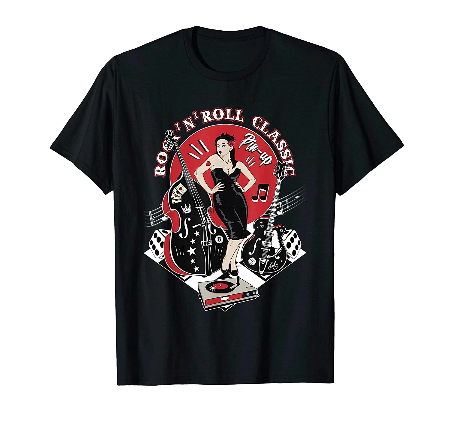 

1950S Sock Hop Rockabilly Pinup Clothing Men Women Doo Wop T-Shirt