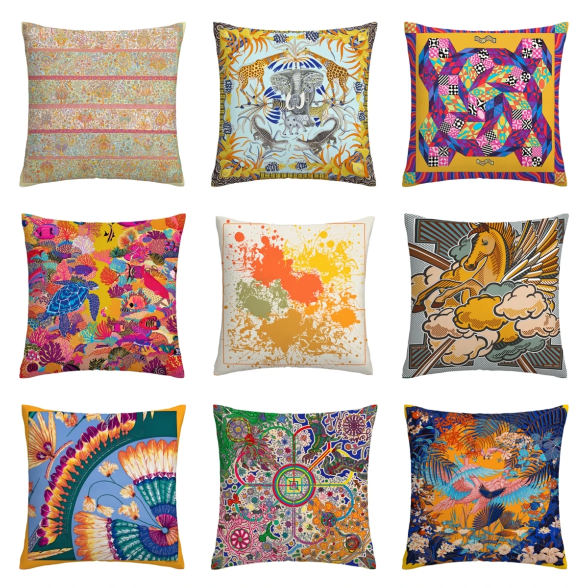 

Home Decoration Yellow Orange Pillowcase Big Name Pillowcase Fashion Women Favorite Cushion Cover Sofa Decoration Pillowcase