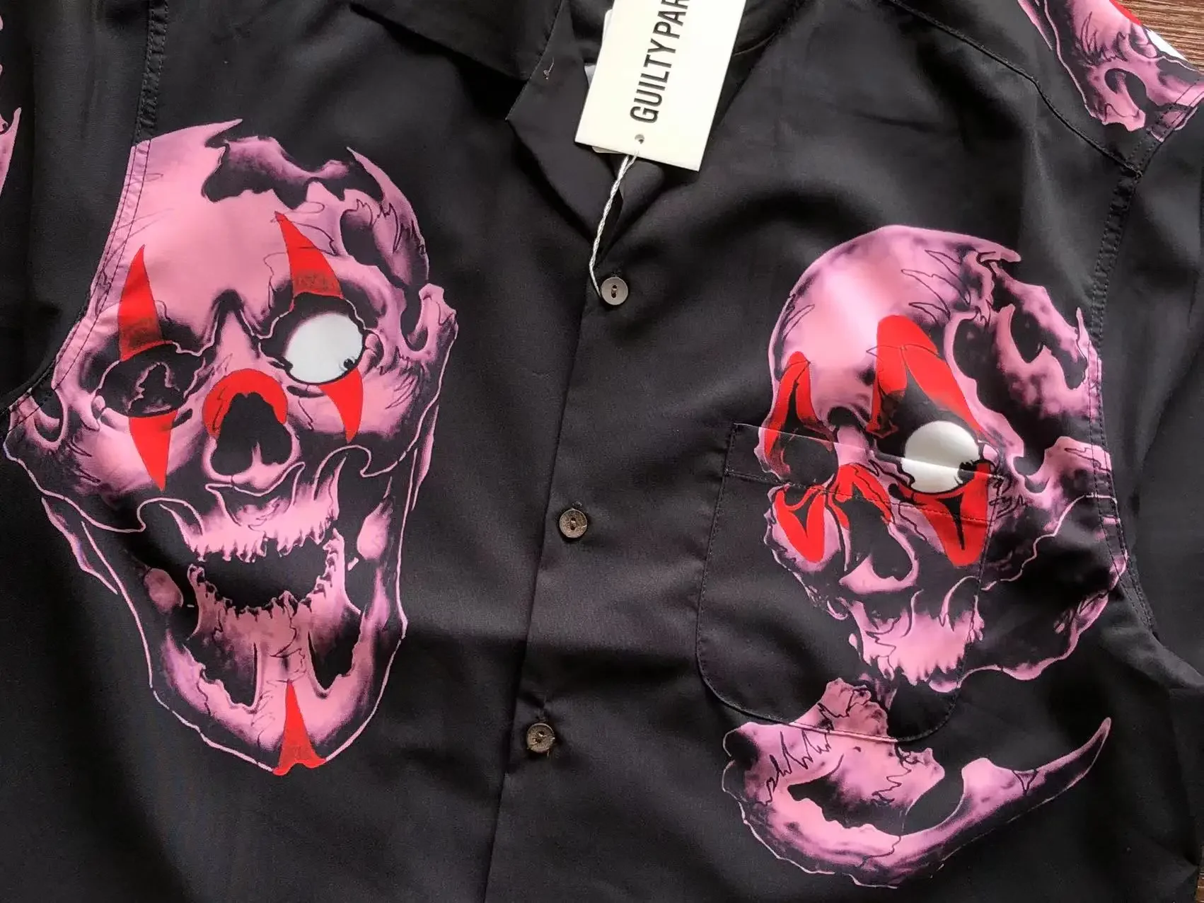 Высокое качество 1:1 Рубашки WACKO MARIA для мужчин и женщин винтажные Гавайские