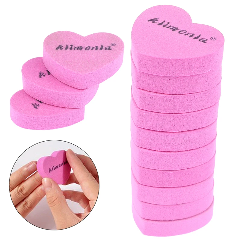 

10Pcs Mini Nail File Double Sided Manicure Pedicure Lime Heart Buffer Sanding Files Nail Art Tool