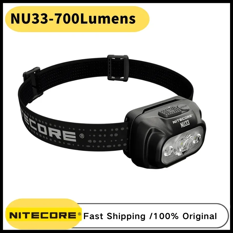 

NITECORE NU33 налобный фонарь белый/красный 700lm