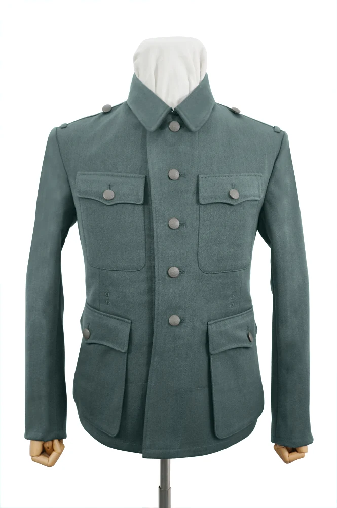 

GUDC-015 WWII German M42 Elite NCO Fieldgrey Gabardine tunic Feldbluse