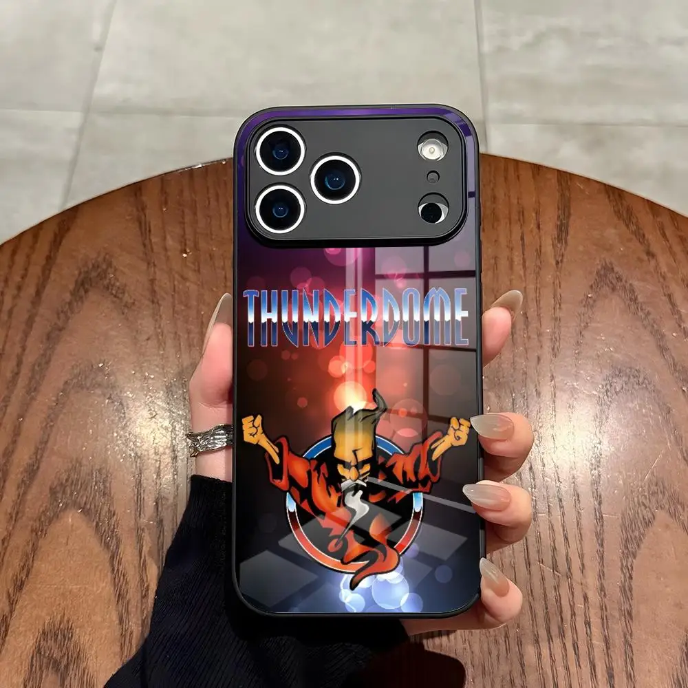 Чехол для телефона Thunderdome Musics для iPhone 17 Air 16 15 14 12 11 13 Pro Max Mini X Xr Xs Se Plus, стеклянная крышка (art.: 3920db2eee520) - 3920db2eee520