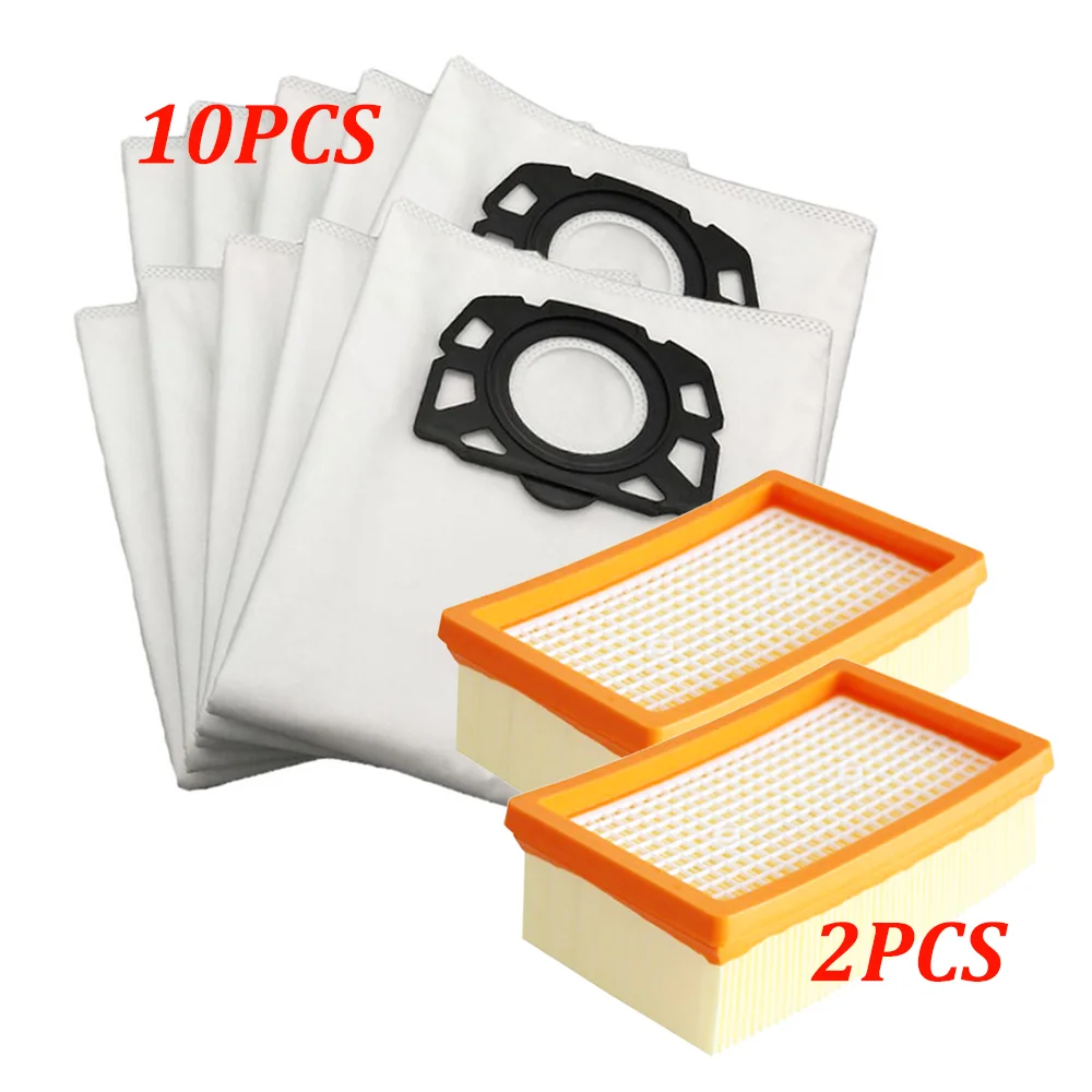 Filter Dust Bags for Karcher MV4 MV5 MV6 WD4 WD5 WD6 Replacement Bag for Karcher WD4000 to WD5999 Part#2.863-006.0