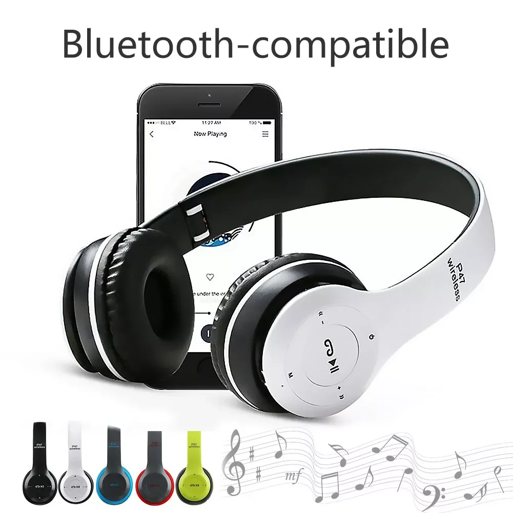 

Wireless Bluetooth Gaming Headset for Sports Computers Stereo Over-Head Gamer Headphones Strong Bass Game Head Set