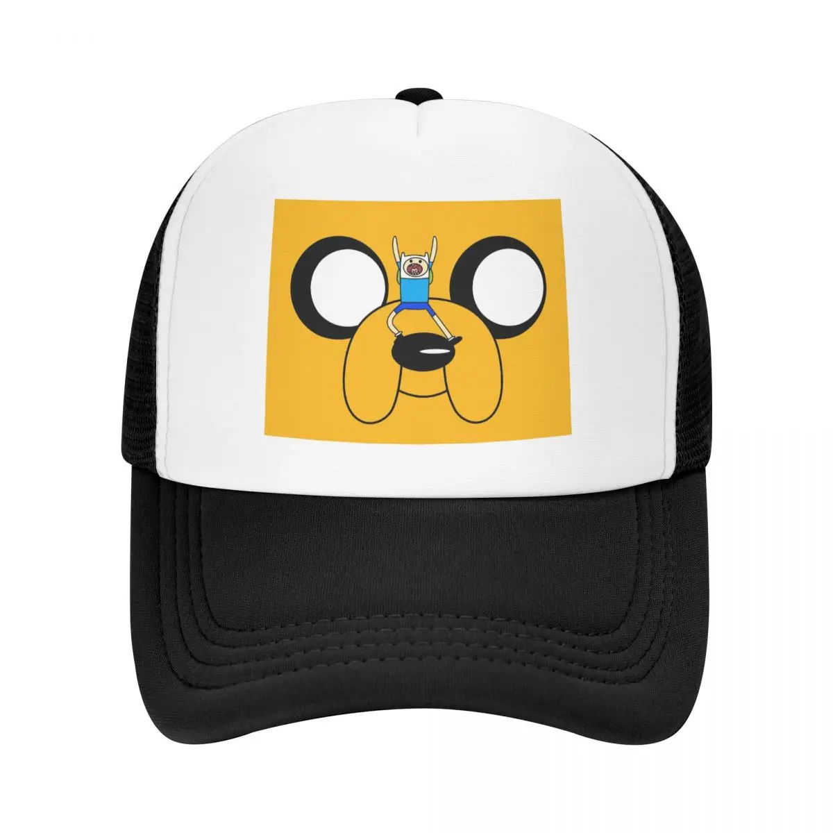 

Adventure Time Finn Jake TV Trucker Hats BMO Mesh Net Baseball Cap Snapback Outdoor Kpop Sadjustable Peaked Hat For Men Women