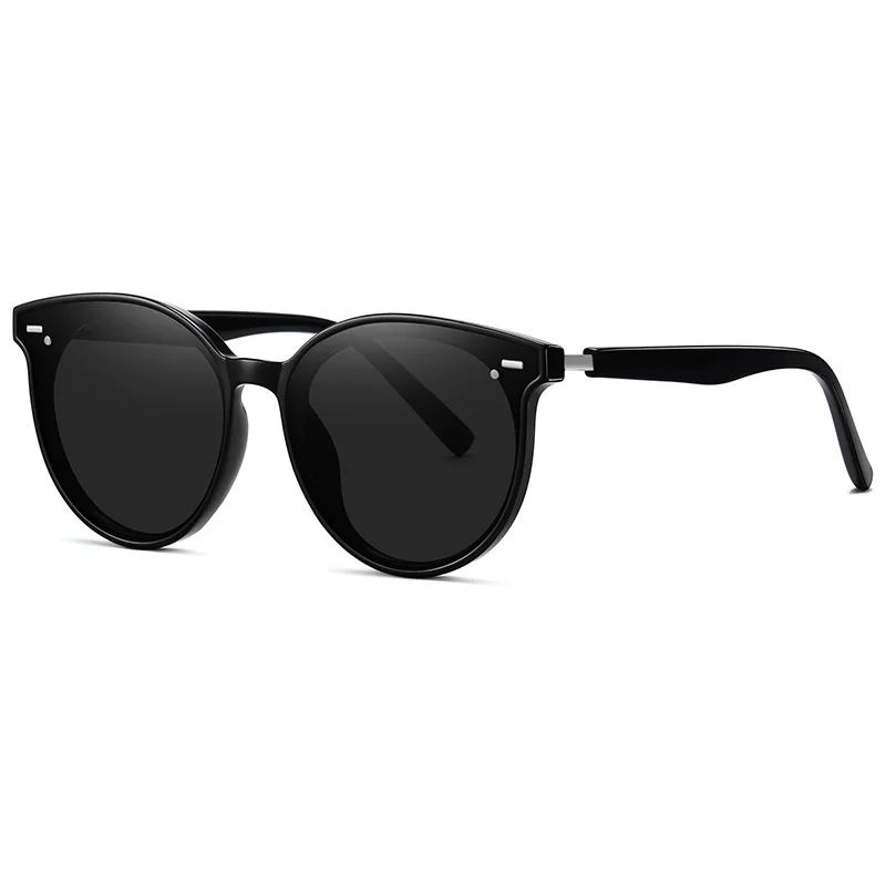 

2022 New Sexy Polarized Sunglasses Women's Round Frame Rice Nails Retro Personality Fashion High Quality Glasses UV400