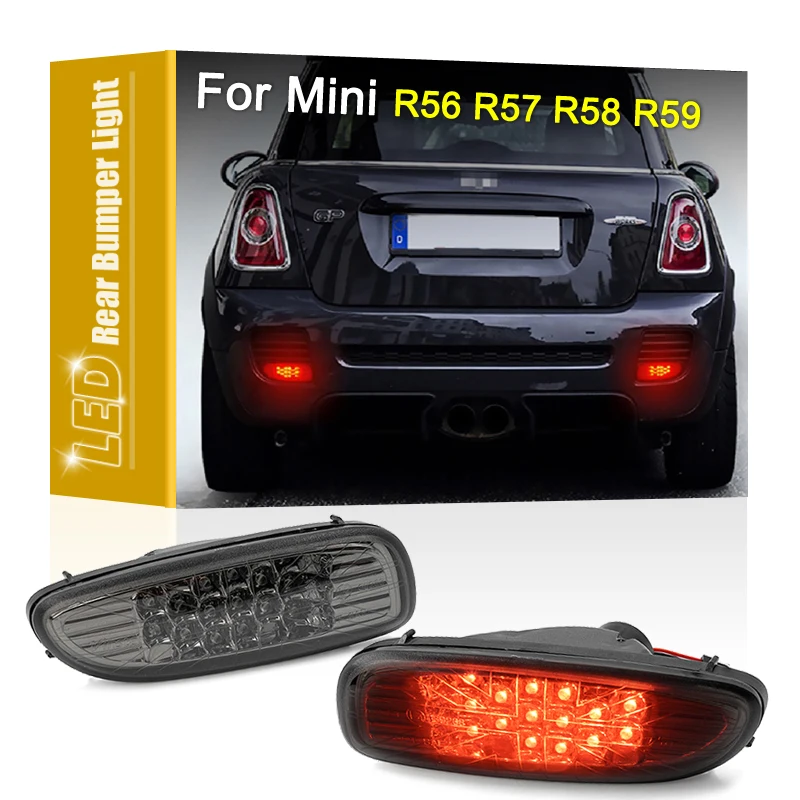 

2 шт., светодиодсветодиодный лампы для заднего бампера, для Mini Cooper R56 R57 R58 R59