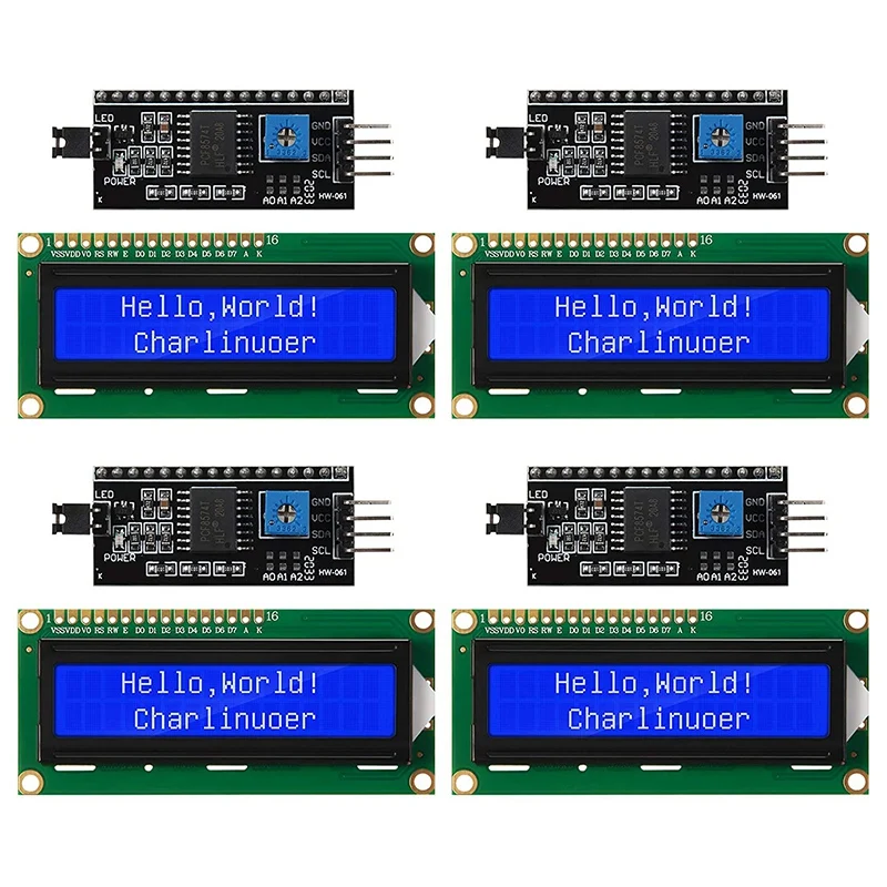 

IIC/ I2C/ TWI LCD Serial Interface Adapter And LCD Module Display Backlight Compatible With For Arduino R3 MEGA2560