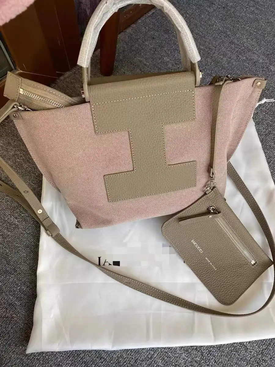 

Сумка-тоут женская на одно плечо, из воловьей кожи