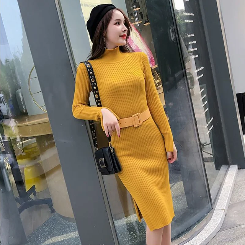

Knee Length 2023 Womens Dresses Cover Up Midi Clothing Female Dress Crochet Knitted Solid Brown Trendy Vintage Beach Aesthetic