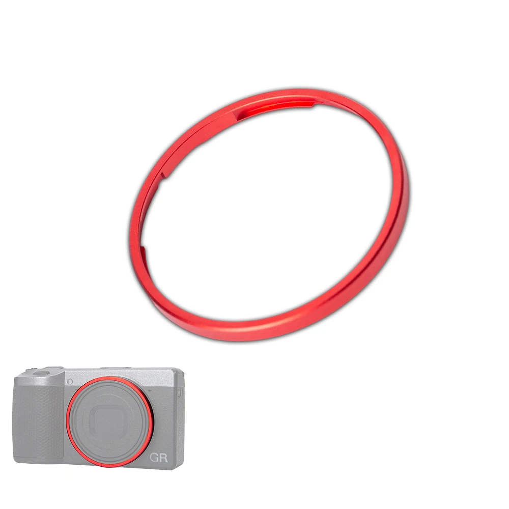 Фото Для RICOH GR4 GR IV GRIV металлическая декоративная кольцевая крышка для камеры заменяет аксессуары №1