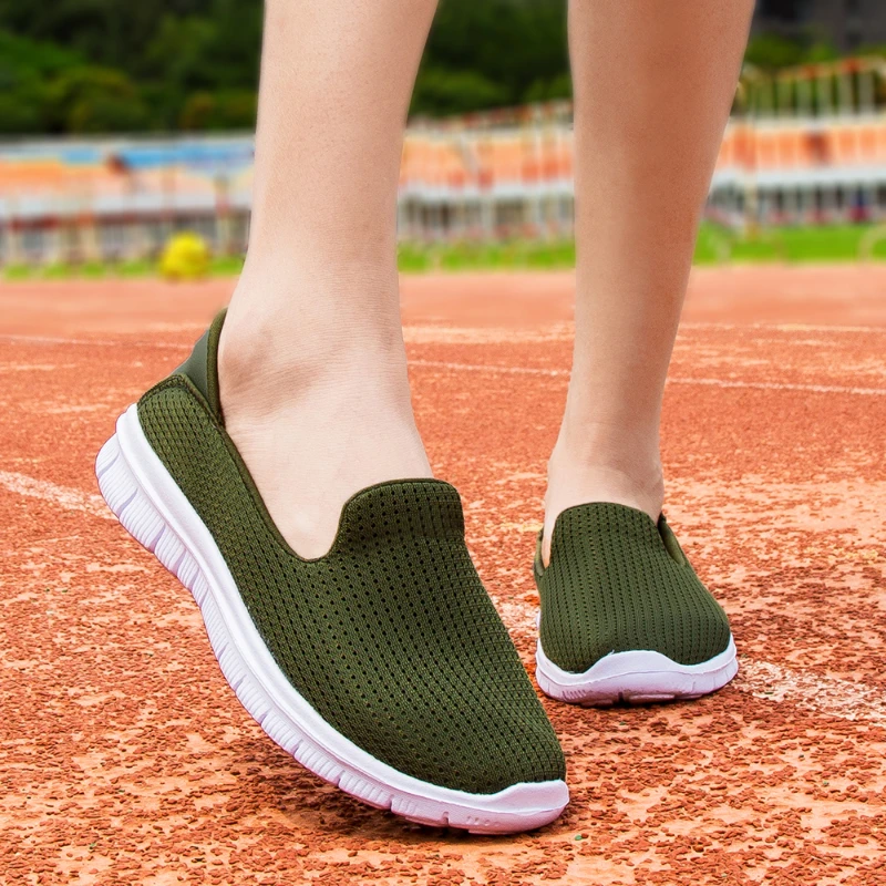 Lightweight Flat Shoes Women Sneakers Women Breathable Loafers Ladies Shoes Basket Femme Zapatillas Mujer Casual Chaussure Femme