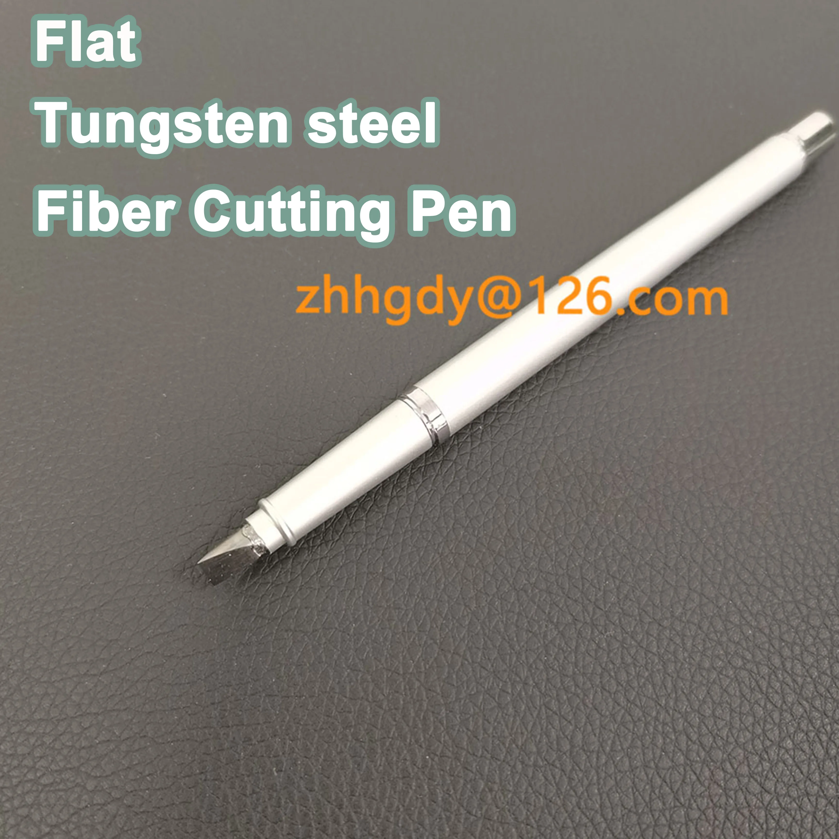 

Flat mouth tungsten steel pen type fiber cleaver Fiber cleaving pen Fiber scriber Fiber cleaving pen