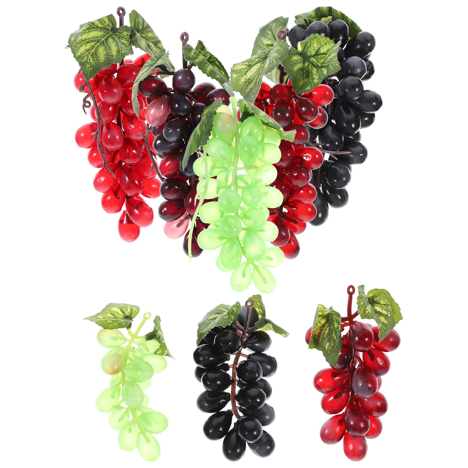 

Grape Decor Grapes Home Prop Lifelike Party Photo Kitchen Clusters Fake Supplies