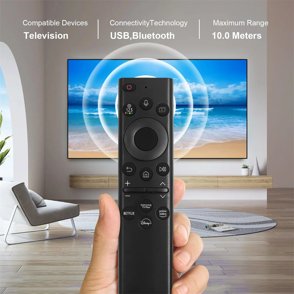 Сменный голосовой пульт дистанционного управления для Samsung TV 2021-2023 Neo QLED Frame and Crystal