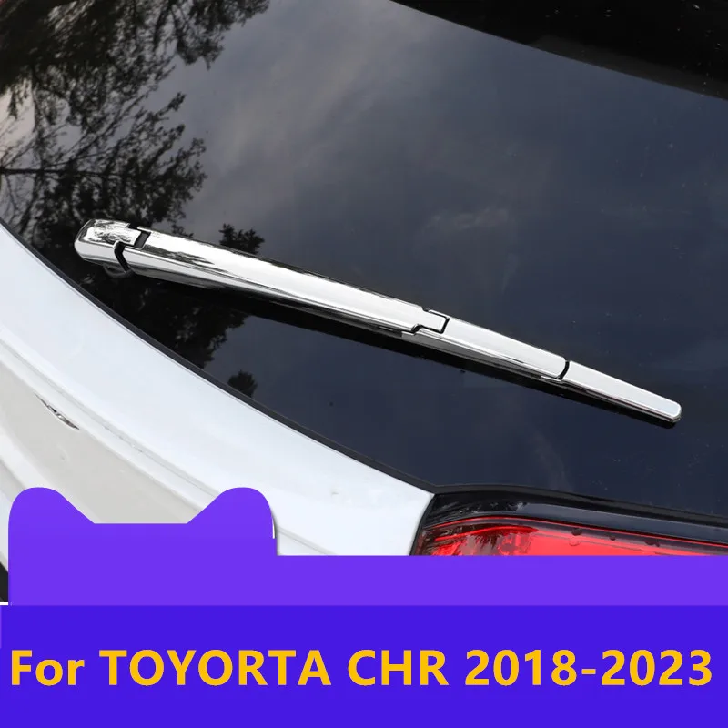 

Задняя крышка стеклоочистителя для TOYOTA CHR 2018-2023, Декоративная полоса, яркая полоса, задняя дворник, деталь модификации
