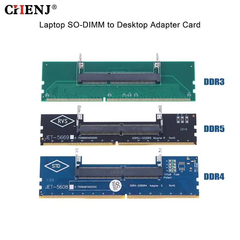 

Карта памяти DDR3 DDR4 DDR5 для ноутбука, адаптер для настольного компьютера, карта памяти DDR3 DDR4 DDR5 SO-DIMM для ПК, карта преобразователя DIMM, соединительная карта