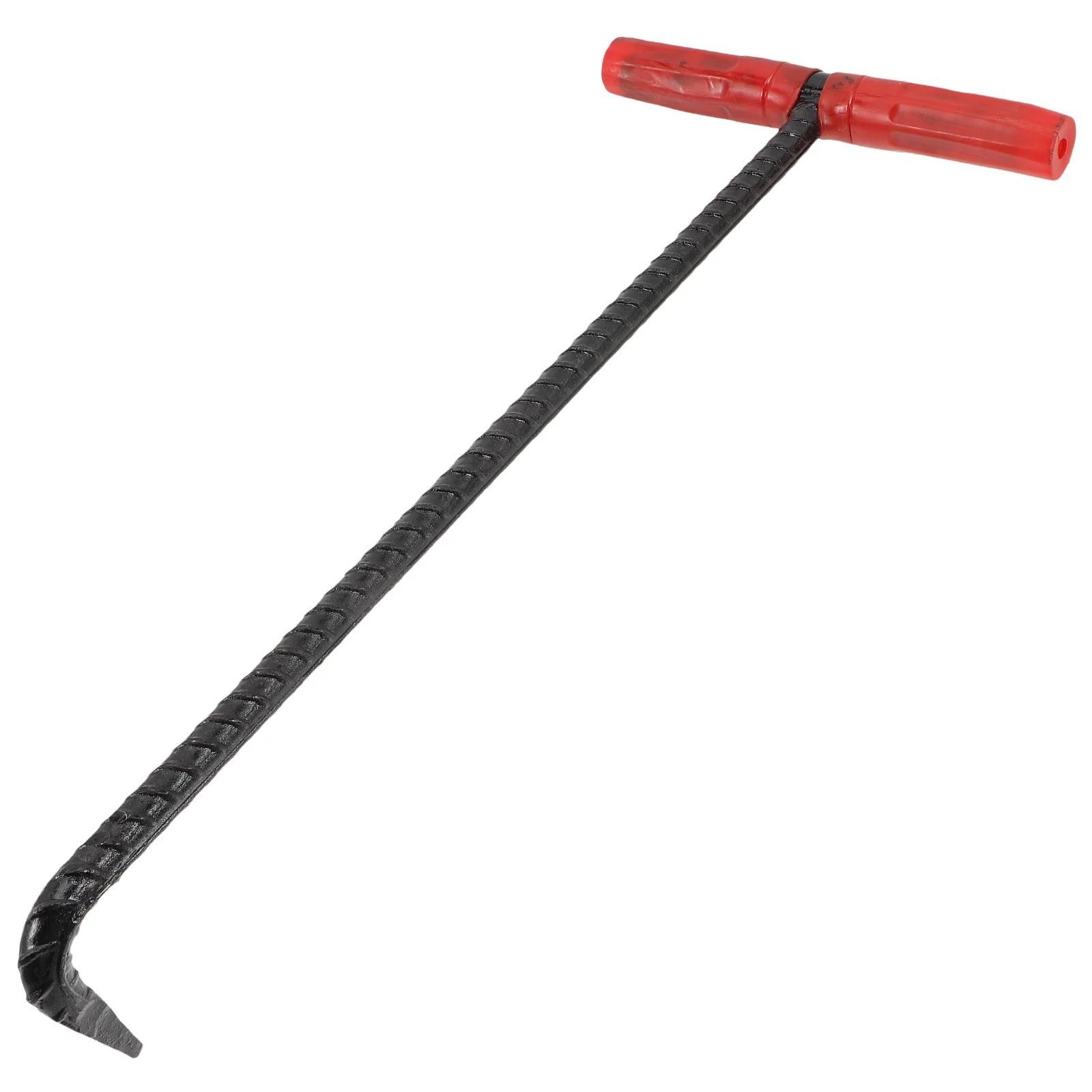 

Sewer Manhole Cover Hook Convenient Lift Well Roller Shutter Door T-shaped Multi-function Pulling Handheld Spring Tool