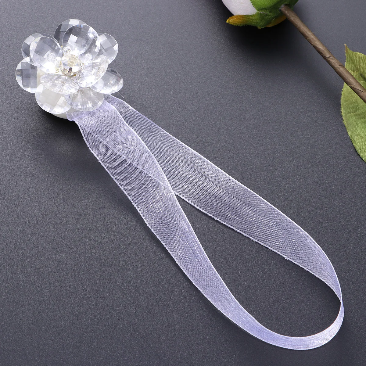 Хрустальная занавеска магнитная завязка цветочные ремни для штор зажимы