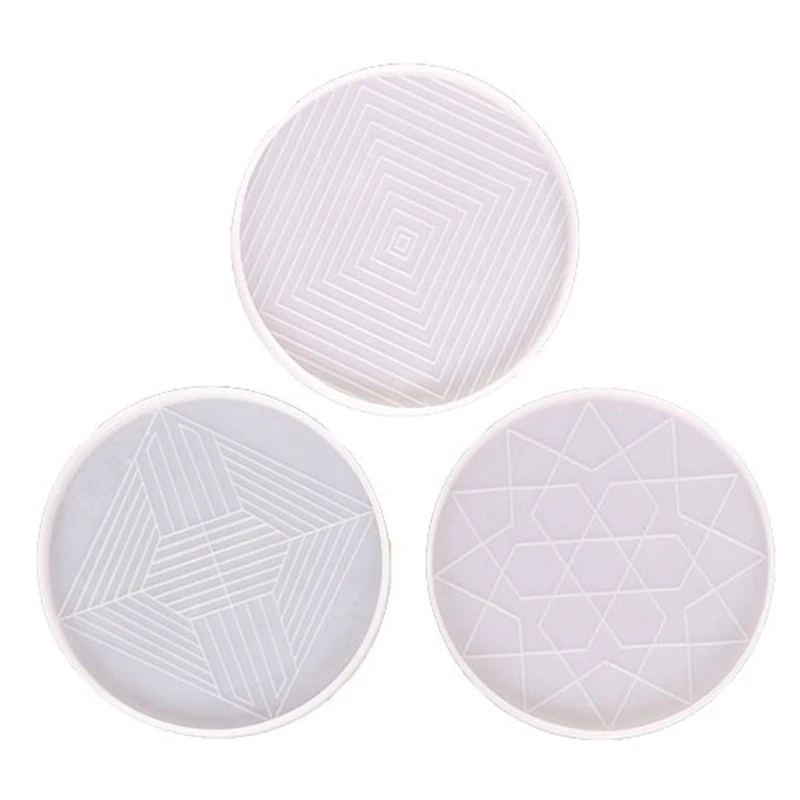 

28TF Resin Coaster Molds,Round Coaster Mold for Epoxy Resin,Silicone Coaster Mold Epoxy Resin Mold for DIY Craft Cup Mats