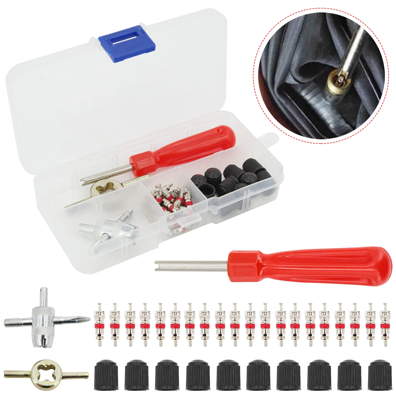 

1 комплект, набор инструментов для ремонта шин